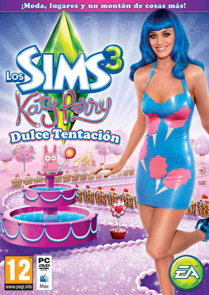 Los Sims 3 Katy Perry Dulce Tentacion Accesorios Pc